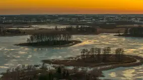 Przedwiośnie o zachodzie słońca nad jeziorem Kruklin, marzec 2026 r. - zdjęcie 34