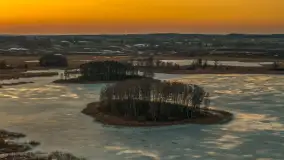 Przedwiośnie o zachodzie słońca nad jeziorem Kruklin, marzec 2026 r. - zdjęcie 26