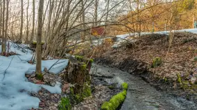 Zachód słońca nad jeziorem Ublik Mały, marzec 2026 r. - zdjęcie 9