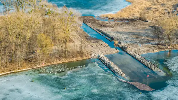 Kanał Niegocin - Grajewko nabiera kształtów, marzec 2026 r. - zdjęcie 2