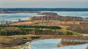 Jezioro Mamry i Święcajty z drona, marzec 2026 r. - zdjęcie 8