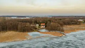 Jezioro Mamry i Święcajty z drona, marzec 2026 r. - zdjęcie 12