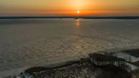 Jezioro Mamry i Święcajty z drona, marzec 2026 r. - zdjęcie 11