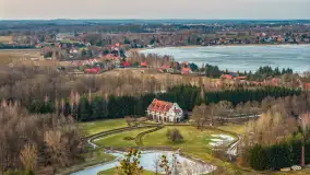 Jezioro Mamry i Święcajty z drona, marzec 2026 r. - zdjęcie 3