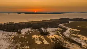 Jezioro Mamry i Święcajty z drona, marzec 2026 r. - zdjęcie 19