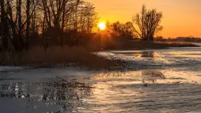 Zachód słońca nad jeziorem Kruklin, marzec 2026 r. - zdjęcie 5