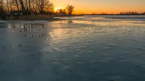 Zachód słońca nad jeziorem Kruklin, marzec 2026 r. - zdjęcie 24