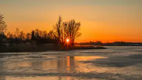 Zachód słońca nad jeziorem Kruklin, marzec 2026 r. - zdjęcie 19