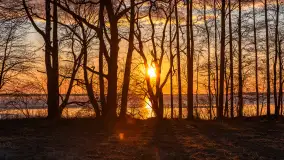 Zachód słońca nad Darginem, pierwszy dzień wiosny - zdjęcie 22