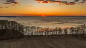 Zachód słońca nad Darginem z lotu ptaka, wiosna 2026 r. - zdjęcie 21