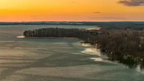 Zachód słońca nad Darginem z lotu ptaka, wiosna 2026 r. - zdjęcie 28