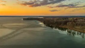 Zachód słońca nad Darginem z lotu ptaka, wiosna 2026 r. - zdjęcie 26