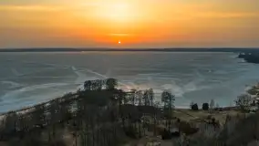 Niegocin, Bystry i Giżycko po zachodzie słońca, marzec 2026 r. - zdjęcie 9