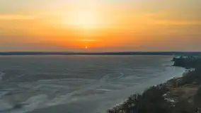 Niegocin, Bystry i Giżycko po zachodzie słońca, marzec 2026 r. - zdjęcie 13