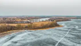 Niegocin, Bystry i Giżycko po zachodzie słońca, marzec 2026 r. - zdjęcie 12