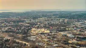 Niegocin, Bystry i Giżycko po zachodzie słońca, marzec 2026 r. - zdjęcie 17