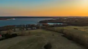 Zachód słońca nad wsią i jeziorem Stręgiel, marzec 2026 r. - zdjęcie 19