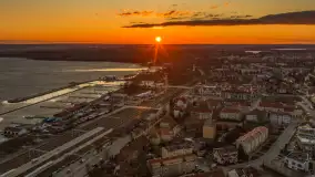 Wiosenny zachód słońca nad Giżyckiem i Ekomariną - zdjęcie 4