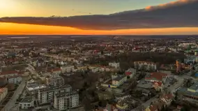 Wiosenny zachód słońca nad Giżyckiem i Ekomariną - zdjęcie 3