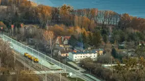 Wiosenny zachód słońca nad Giżyckiem i Ekomariną - zdjęcie 16