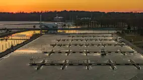 Wiosenny zachód słońca nad Giżyckiem i Ekomariną - zdjęcie 12