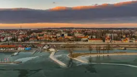 Wiosenny zachód słońca nad Giżyckiem i Ekomariną - zdjęcie 26