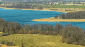 Port i wieś Popielno na wiosennych kadrach z drona, kwiecień 2026 r. - zdjęcie 24