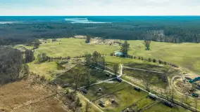 Port i wieś Popielno na wiosennych kadrach z drona, kwiecień 2026 r. - zdjęcie 12