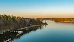 Zachód słońca nad jeziorem Nidzkie, Ruciane-Nida i Pod Dębem, kwiecień 2026 r. - zdjęcie 16
