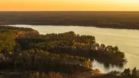 Zachód słońca nad jeziorem Nidzkie, Ruciane-Nida i Pod Dębem, kwiecień 2026 r. - zdjęcie 31