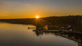 Zachód słońca nad jeziorem Nidzkie, Ruciane-Nida i Pod Dębem, kwiecień 2026 r. - zdjęcie 9