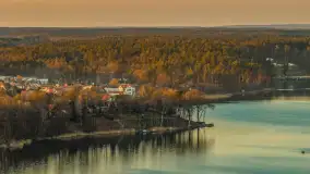 Zachód słońca nad jeziorem Nidzkie, Ruciane-Nida i Pod Dębem, kwiecień 2026 r. - zdjęcie 24