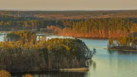 Zachód słońca nad jeziorem Nidzkie, Ruciane-Nida i Pod Dębem, kwiecień 2026 r. - zdjęcie 27