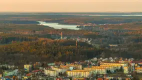 Zachód słońca nad jeziorem Nidzkie, Ruciane-Nida i Pod Dębem, kwiecień 2026 r. - zdjęcie 38