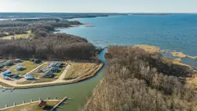 Wiosenne Śniardwy i Niedźwiedzi Róg z lotu ptaka, kwiecień 2026 r. - zdjęcie 10