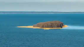 Wiosenne Śniardwy i Niedźwiedzi Róg z lotu ptaka, kwiecień 2026 r. - zdjęcie 18