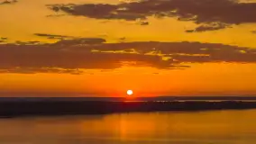 Zachód słońca nad jeziorem Kisajno, Pierkunowo, kwiecień 2026 r. - zdjęcie 24