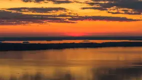 Zachód słońca nad jeziorem Kisajno, Pierkunowo, kwiecień 2026 r. - zdjęcie 28