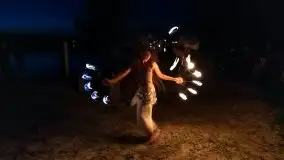 Zdjęcia: Ognisty pokaz ruchu i ognia w Tle dla Mew - zdjęcie 45