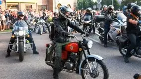 Zdjęcia: Parada motocykli ulicami Giżycka  - zdjęcie 21