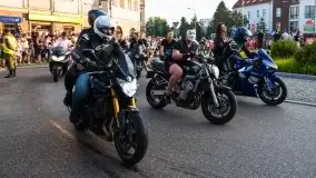 Zdjęcia: Parada motocykli ulicami Giżycka  - zdjęcie 8