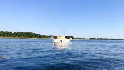 Zdjęcia: Parowiec Jack River zdobywa mazurskie jeziora