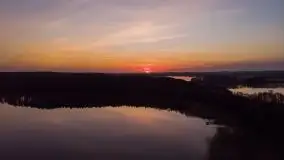 Jezioro Stręgiel skąpane w złocie zachodu słońca - zdjęcie 37