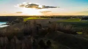 Zachód przy zwalony moście i jeziorze Patelnia, Kruklanki 03.2020 - zdjęcie 53