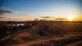 Zachód przy zwalony moście i jeziorze Patelnia, Kruklanki 03.2020 - zdjęcie 9