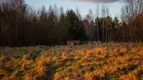 Zachód przy zwalony moście i jeziorze Patelnia, Kruklanki 03.2020 - zdjęcie 8