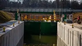 Śluza Guzianka II prawie gotowa, postęp prac 24.03.2020r. - zdjęcie 3