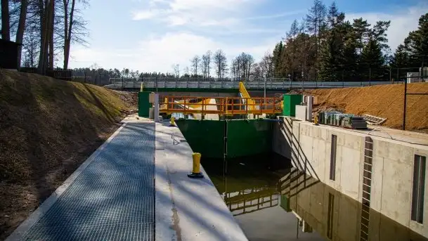 Śluza Guzianka II prawie gotowa, postęp prac 24.03.2020r. - zdjęcie 9