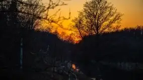 Śluza w Leśniewie w kolorach zachodzącego słońca - zdjęcie 43