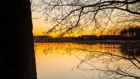 Wschód nad jeziorem Stręgielek, marzec 2020 - zdjęcie 14